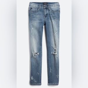 Judy Blue Adelene Mid Rise Girlfriend Jeans Size 8